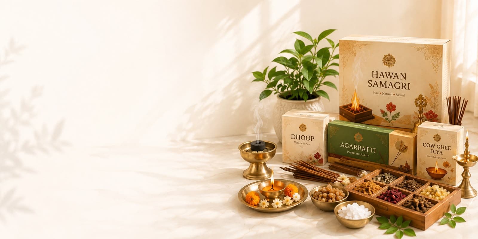 Pandit performing a personalized pooja ceremony